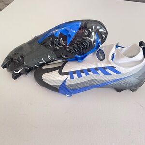 Nike Vapor Edge Pro 360 TB Football Cleat Black Blue White DV0778-003 New SZ 13